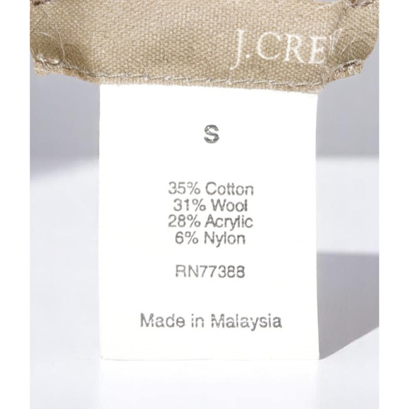 J.Crew Sleeveless Chunky Knit Sweater – Size Small – Foldover Collar Wool Blend - Picture 6 of 6